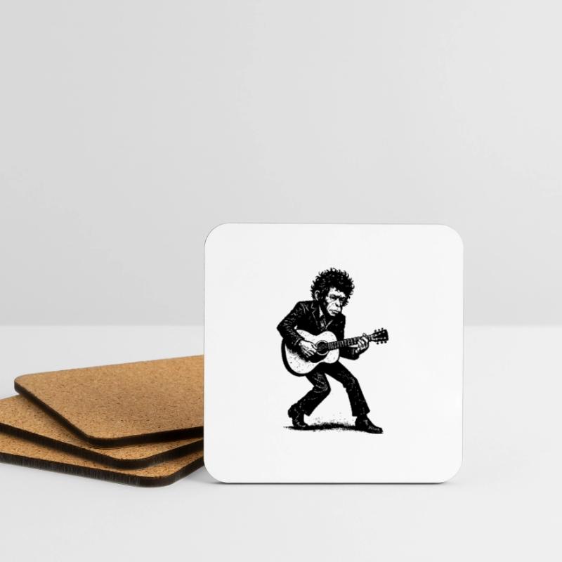 Auteur-compositeur-interprète | Le Singe Danseur Dessous de verre (lot de 4)