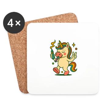 9 - Coasters (set of 4) - white - Front