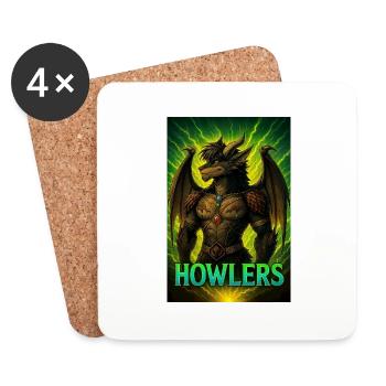 STORMBLOODED — Howlers Edition - Coasters (set of 4) - white - Front