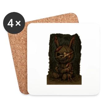 rabbit - Untersetzer (4er-Set) - Weiß - Vorne