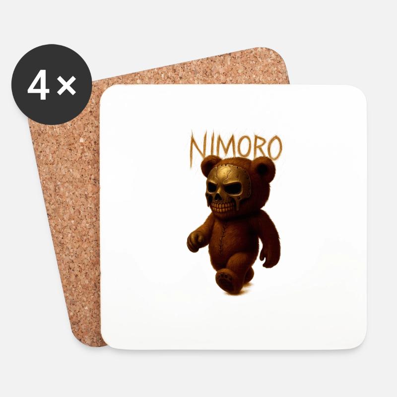 Nimoro - Untersetzer (4er-Set) - Weiß