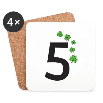 5 - Coasters (set of 4) - white - Front
