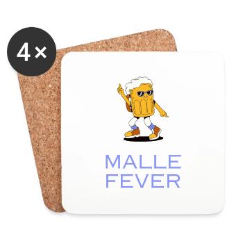 MALLE FEVER - Untersetzer (4er-Set) - Weiß - Vorne