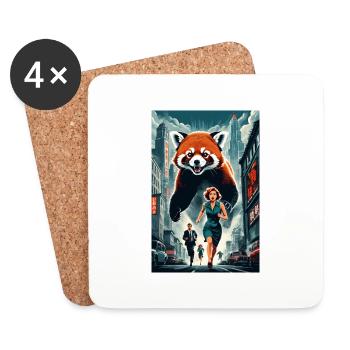 Movie Poster: Blood Red Panda Massacre (1954) - Coasters (set of 4) - white - Front