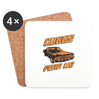 Curbs Fear Me - Untersetzer (4er-Set) - Weiß - Vorne