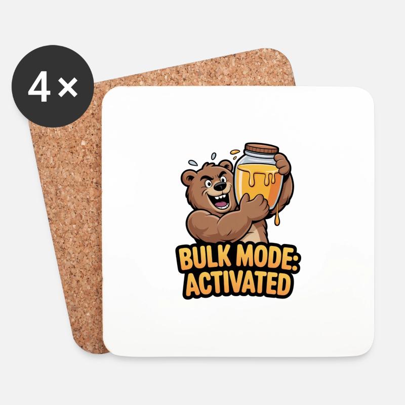 Bulk Mode activated - Untersetzer (4er-Set) - Weiß