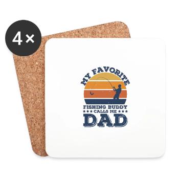 Angling - Coasters (set of 4) - white - Front