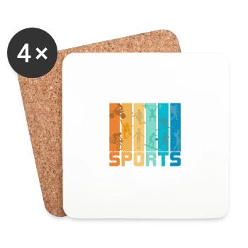 Sports - Coasters (set of 4) - white - Front
