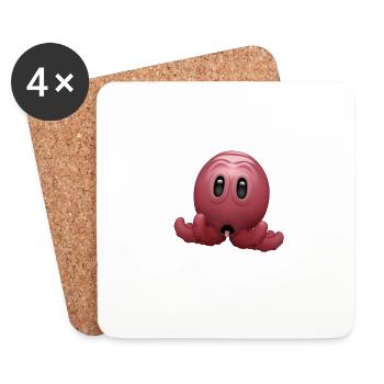 Squid Pro Quo! - Dessous de verre (lot de 4) - blanc - Devant