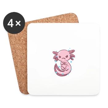 Parce que je sarcastique parents si drôles maman papa - Dessous de verre (lot de 4) - blanc - Devant