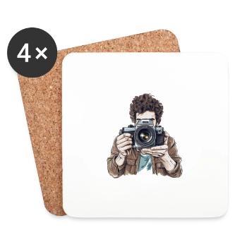 photograph - Coasters (set of 4) - white - Front