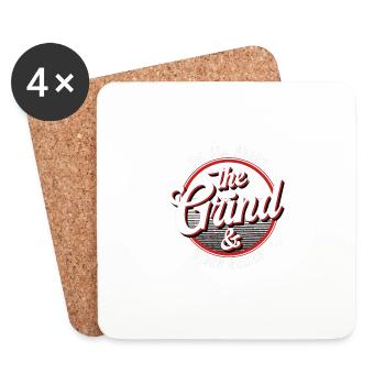Je suis tout au sujet du grind et des jeux vidéo - Dessous de verre (lot de 4) - blanc - Devant
