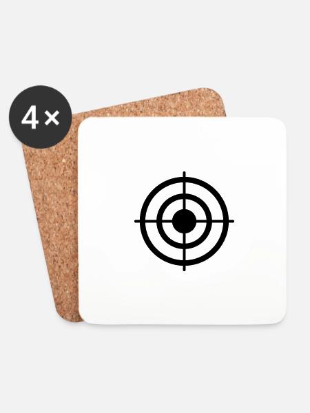 target - Coasters (set of 4) - white