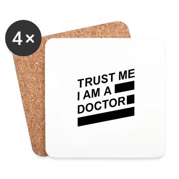 Doctor - Coasters (set of 4) - white - Front