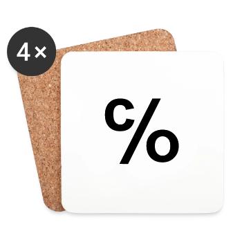 CEO Domains - Coasters (set of 4) - white - Front