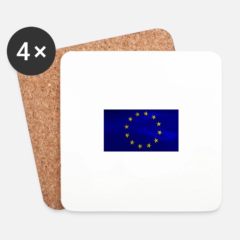 Europe - Untersetzer (4er-Set) - Weiß