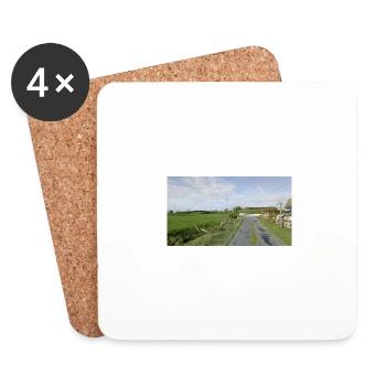 Irish lane - Coasters (set of 4) - white - Front
