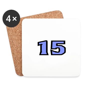 15. 15 YEARS. 15th ANNIVERSARY. 15 YEAR ANNIVERSARY. - Coasters (set of 4) - white - Front