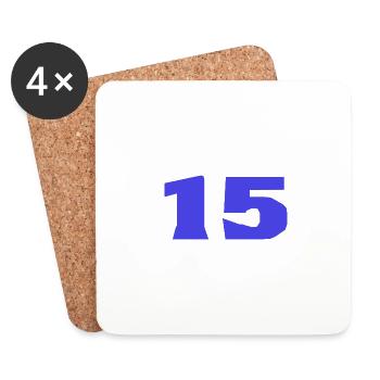 HAPPY BIRTHDAY. HAPPY BIRTHDAY. ANNIVERSARY. - Coasters (set of 4) - white - Front