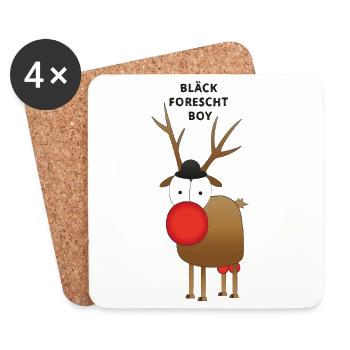 BLÄCK FORESCHT BOY - Untersetzer (4er-Set) - Weiß - Vorne