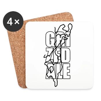 Grizedale Forest - Coasters (set of 4) - white - Front