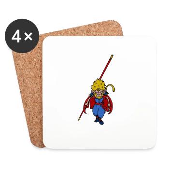 Sun Wukong - Coasters (set of 4) - white - Front