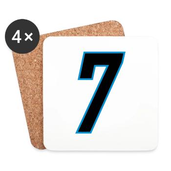 number_7 - Untersetzer (4er-Set) - Weiß - Vorne