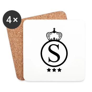 s__f1 - Coasters (set of 4) - white - Front