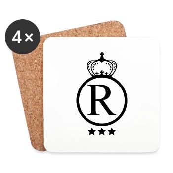 r__f1 - Dessous de verre (lot de 4) - blanc - Devant