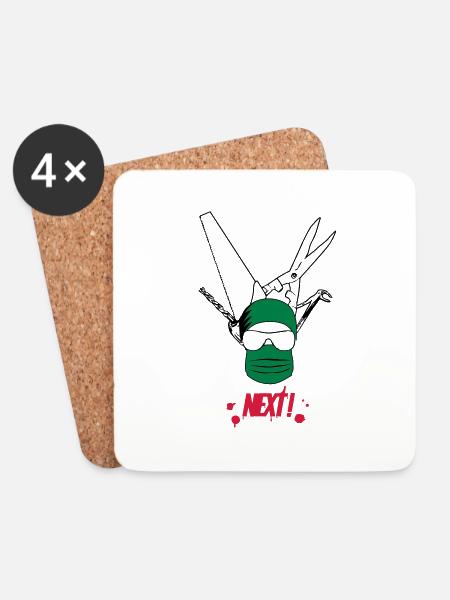 Surgeon - Coasters (set of 4) - white
