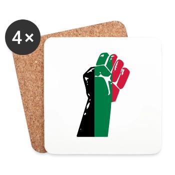 Palestine - Dessous de verre (lot de 4) - blanc - Devant
