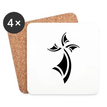 HERMINE HERMINE - Dessous de verre (lot de 4) - blanc - Devant