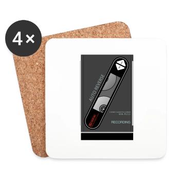 SONY WM R202 - Dessous de verre (lot de 4) - blanc - Devant