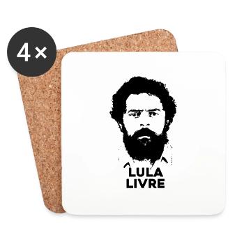 Lula Livre - Untersetzer (4er-Set) - Weiß - Vorne