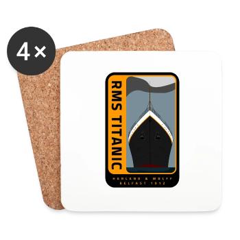 Titanic - Coasters (set of 4) - white - Front