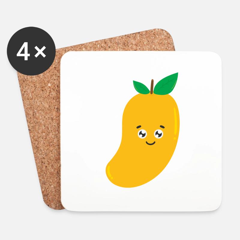 Mango - Untersetzer (4er-Set) - Weiß