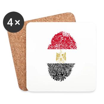 Egypt - Coasters (set of 4) - white - Front