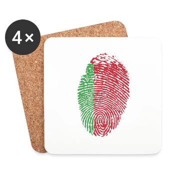 Belarus - Coasters (set of 4) - white - Front