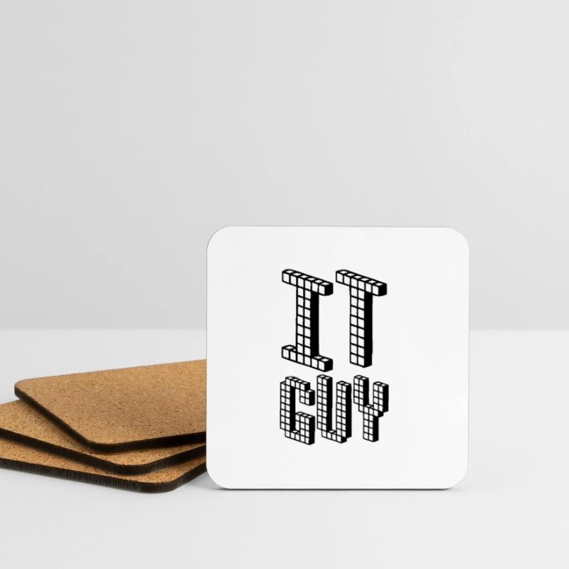 IT GUY | Nerd | Computer | Informatik Untersetzer (4er-Set)