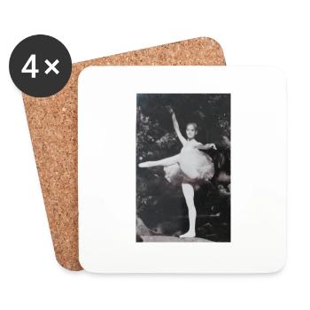 Ballerina - Coasters (set of 4) - white - Front
