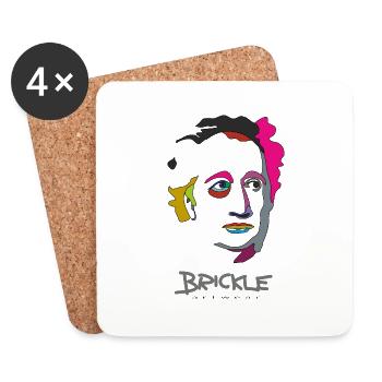 Goethe - Coasters (set of 4) - white - Front
