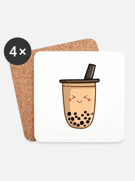 Boba - Untersetzer (4er-Set) - Weiß