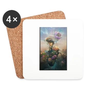 Lord of Flowers special - Coasters (set of 4) - white - Front
