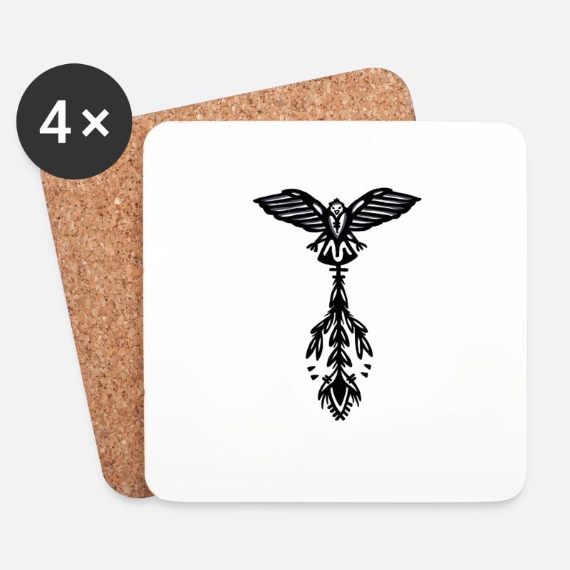 Aigle - Dessous de verre (lot de 4) - blanc