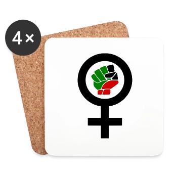 Women life freedom - Coasters (set of 4) - white - Front