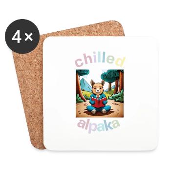 chilled alpaka - Untersetzer (4er-Set) - Weiß - Vorne