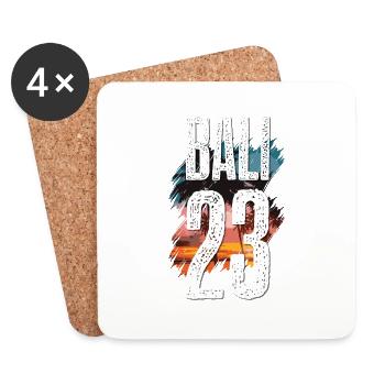 Bali 23 Trikot 2023 - Untersetzer (4er-Set) - Weiß - Vorne