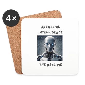 Do Robots Dream ? - Coasters (set of 4) - white - Front