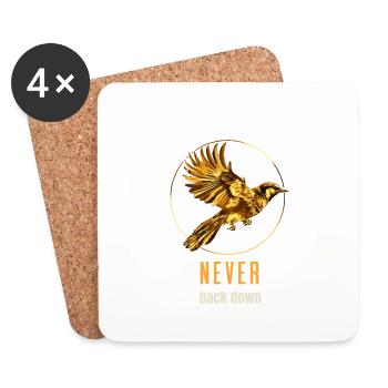 Hope Dies Last - Coasters (set of 4) - white - Front