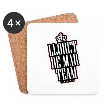 Lloret De Mar Team - Untersetzer (4er-Set) - Weiß - Vorne